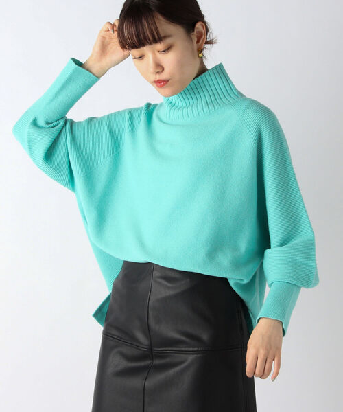 NOLLEY’S（ノーリーズ）の「◇【WEB限定カラーあり】CHESS ハイネックプルオーバーニット（ニット/セーター・レディース・オフホワイト/グリーン/オリーブ/ミント/ブルー/イエロー/ベビーピンク・38）」の22枚目の写真