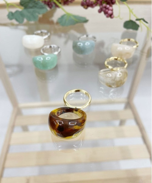 PairPair(ペアペア)の「マーブルリングSET(リング・レディース・ライトブルー/ベージュ/ゴールド/ホワイト系その他/ブラウン系その他/グリーン系その他・FREE)」の22枚目の写真