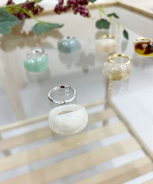 PairPair(ペアペア)の「マーブルリングSET(リング・レディース・ライトブルー/ベージュ/ゴールド/ホワイト系その他/ブラウン系その他/グリーン系その他・FREE)」の10枚目の写真