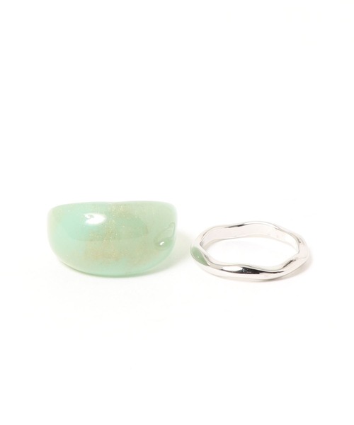 PairPair(ペアペア)の「マーブルリングSET(リング・レディース・ライトブルー/ベージュ/ゴールド/ホワイト系その他/ブラウン系その他/グリーン系その他・FREE)」の20枚目の写真