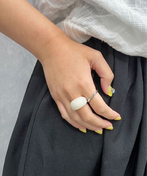 PairPair(ペアペア)の「マーブルリングSET(リング・レディース・ライトブルー/ベージュ/ゴールド/ホワイト系その他/ブラウン系その他/グリーン系その他・FREE)」の21枚目の写真