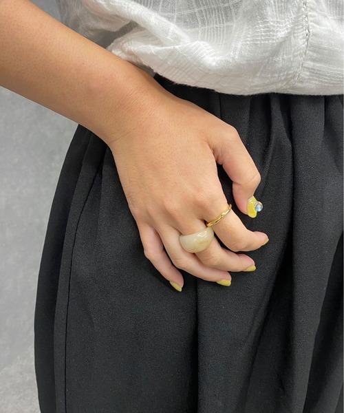 PairPair(ペアペア)の「マーブルリングSET(リング・レディース・ライトブルー/ベージュ/ゴールド/ホワイト系その他/ブラウン系その他/グリーン系その他・FREE)」の18枚目の写真