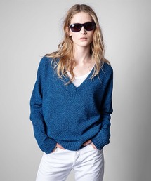 ZADIG&VOLTAIRE（ザディグ　エ　ヴォルテール）の「ROSY RC V NECK（ニット/セーター）」