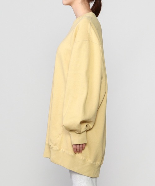 UNFIL(アンフィル)の「【unfil】コットンフリース オーバーサイズスウェット WOMEN(スウェット・レディース・ブラック系その他/グレー/イエロー・1)」の19枚目の写真