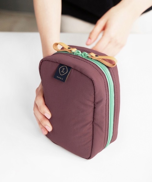 セール Invite L スタンディングメイクアップ バッグinバッグ Standing Makeup Baginbag ポーチ Invite L インバイトエル のファッション通販 Zozotown