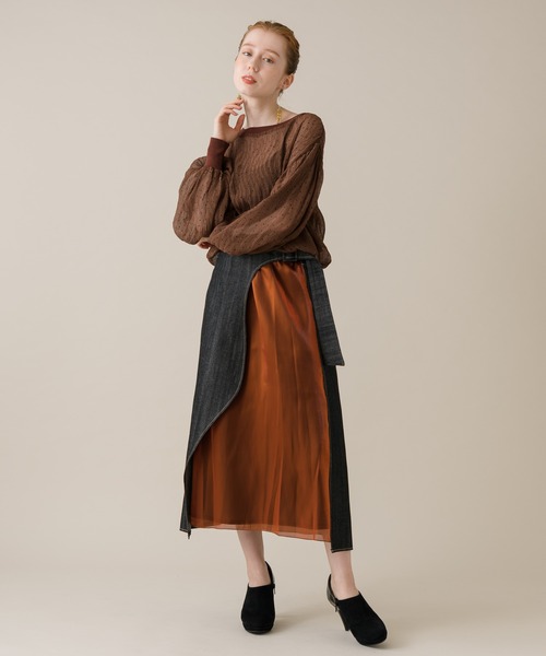 ROSIEE（ロージー）の「ROSIEE シアードットブラウス（シャツ/ブラウス・レディース・ブラック/ブラウン・FREE）」の16枚目の写真