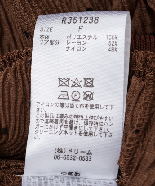 ROSIEE（ロージー）の「ROSIEE シアードットブラウス（シャツ/ブラウス・レディース・ブラック/ブラウン・FREE）」の5枚目の写真