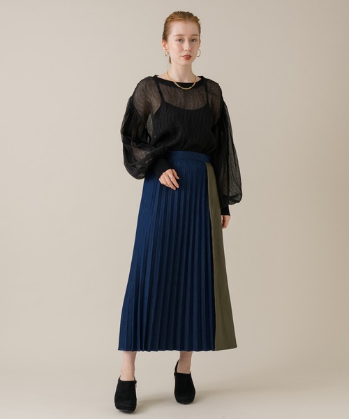 ROSIEE（ロージー）の「ROSIEE シアードットブラウス（シャツ/ブラウス・レディース・ブラック/ブラウン・FREE）」の15枚目の写真