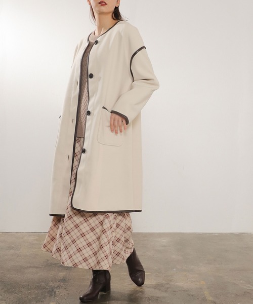 Honeys（ハニーズ）の「ケーブル編ニット（ニット/セーター・レディース・ライトグリーン/ベージュ/モカ/アイボリー/ブルー系その他/オレンジ・L/LL/S/M）」の16枚目の写真