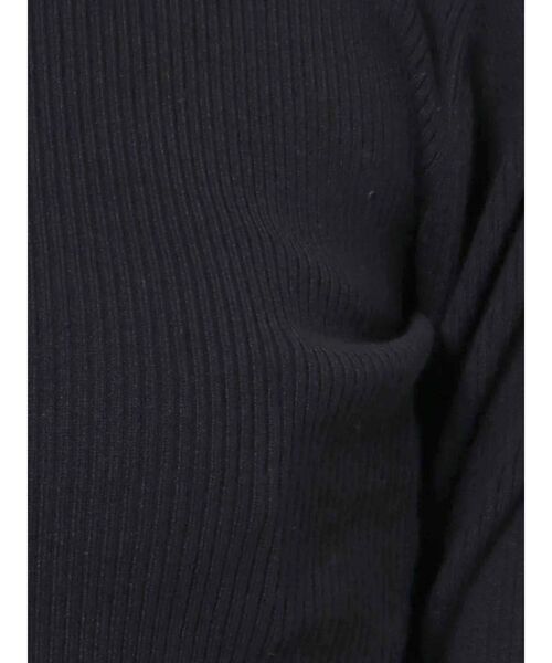 EVRIS（エヴリス）の「タートルショートリブニットトップス（ニット/セーター・レディース・ホワイト/ブラック/パープル/カーキ・FREE）」の10枚目の写真