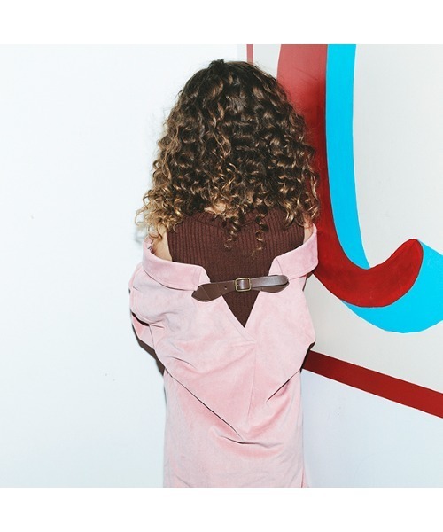 X-girl Stages（エックスガールステージス）の「肩開きシャツワンピース（シャツワンピース・キッズ・ベージュ/ライトピンク・90cm/110cm/100cm/120cm/130cm/140cm）」の15枚目の写真