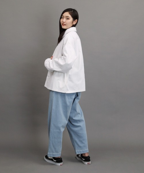 air tokyo sellection（エアートウキョウセレクション）の「ルーズシルエット ワイド デニム テーパードパンツ（デニムパンツ・メンズ・ライトブルー/インディゴブルー/ワンウォッシュ・X-LARGE/MEDIUM/LARGE）」の5枚目の写真