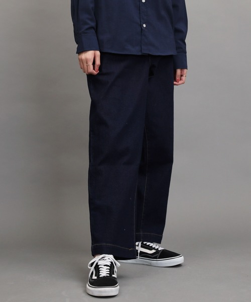 air tokyo sellection（エアートウキョウセレクション）の「ルーズシルエット ワイド デニム テーパードパンツ（デニムパンツ・メンズ・ライトブルー/インディゴブルー/ワンウォッシュ・X-LARGE/MEDIUM/LARGE）」の10枚目の写真