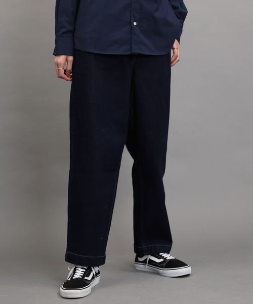 air tokyo sellection（エアートウキョウセレクション）の「ルーズシルエット ワイド デニム テーパードパンツ（デニムパンツ・メンズ・ライトブルー/インディゴブルー/ワンウォッシュ・X-LARGE/MEDIUM/LARGE）」の11枚目の写真