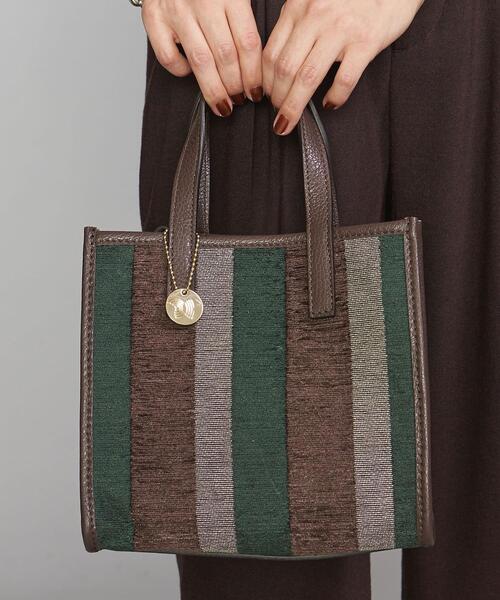 LAURA DI MAGGIO（ローラディマッジオ）の「＜LAURA DI MAGGIO＞ポーチイン ライントートバッグｰ2WAY- ◆（トートバッグ・レディース・ブラック/オリーブ・FREE）」の2枚目の写真