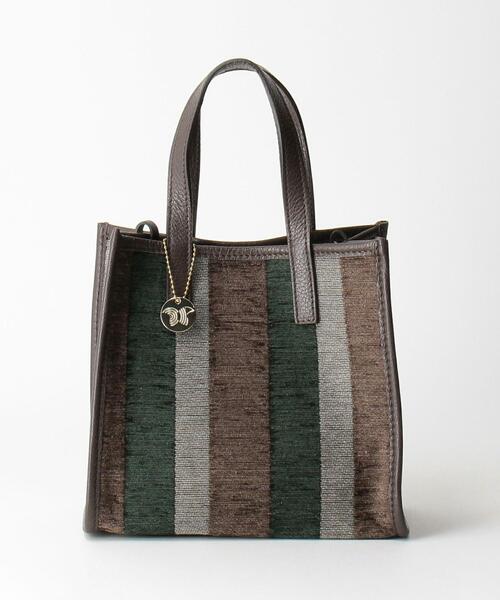 LAURA DI MAGGIO（ローラディマッジオ）の「＜LAURA DI MAGGIO＞ポーチイン ライントートバッグｰ2WAY- ◆（トートバッグ・レディース・ブラック/オリーブ・FREE）」の3枚目の写真