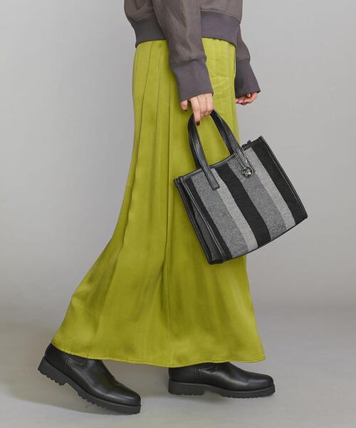 LAURA DI MAGGIO（ローラディマッジオ）の「＜LAURA DI MAGGIO＞ポーチイン ライントートバッグｰ2WAY- ◆（トートバッグ・レディース・ブラック/オリーブ・FREE）」の6枚目の写真