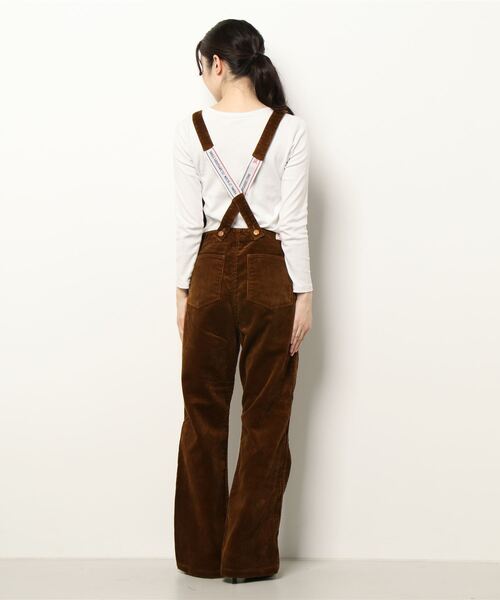 YOUNG&OLSEN The DRYGOODS STORE(ヤングアンドオルセン)の「【YOUNG & OLSEN The DRYGOODS STORE】コーデュロイサロペット WOMEN(サロペット/オーバーオール・レディース・キャメル・1)」の3枚目の写真