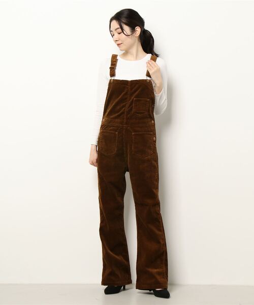 YOUNG&OLSEN The DRYGOODS STORE(ヤングアンドオルセン)の「【YOUNG & OLSEN The DRYGOODS STORE】コーデュロイサロペット WOMEN(サロペット/オーバーオール・レディース・キャメル・1)」の18枚目の写真