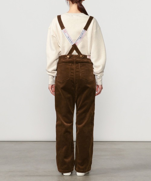 YOUNG&OLSEN The DRYGOODS STORE(ヤングアンドオルセン)の「【YOUNG & OLSEN The DRYGOODS STORE】コーデュロイサロペット WOMEN(サロペット/オーバーオール・レディース・キャメル・1)」の7枚目の写真