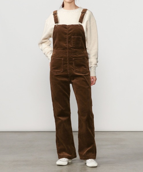 YOUNG&OLSEN The DRYGOODS STORE(ヤングアンドオルセン)の「【YOUNG & OLSEN The DRYGOODS STORE】コーデュロイサロペット WOMEN(サロペット/オーバーオール・レディース・キャメル・1)」の5枚目の写真
