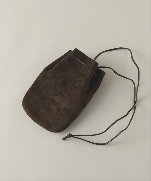 JOURNAL STANDARD SELECT(ジャーナルスタンダードセレクト)の「【ARTS&CRAFTS/アーツアンドクラフツ】別注 KUDU DROP SHAPE POUCH S(ショルダーバッグ・メンズ・ブラウン/ベージュ・FREE)」の2枚目の写真