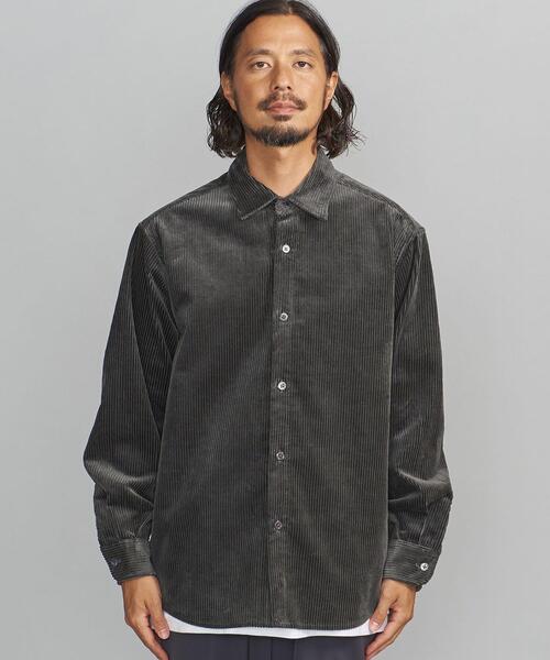 BEAUTY&YOUTH UNITED ARROWS（ビューティーアンドユースユナイテッドアローズ）の「BY クリア 6W コーデュロイ ビッグシルエットシャツ（シャツ/ブラウス・メンズ・ブラック/ブラウン/ダークグレー・S/M/L/XL）」の10枚目の写真