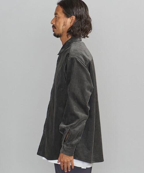 BEAUTY&YOUTH UNITED ARROWS（ビューティーアンドユースユナイテッドアローズ）の「BY クリア 6W コーデュロイ ビッグシルエットシャツ（シャツ/ブラウス・メンズ・ブラック/ブラウン/ダークグレー・S/M/L/XL）」の13枚目の写真