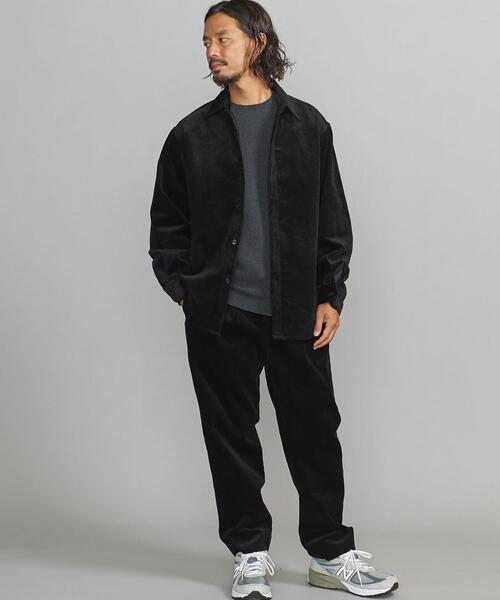 BEAUTY&YOUTH UNITED ARROWS（ビューティーアンドユースユナイテッドアローズ）の「BY クリア 6W コーデュロイ ビッグシルエットシャツ（シャツ/ブラウス・メンズ・ブラック/ブラウン/ダークグレー・S/M/L/XL）」の14枚目の写真