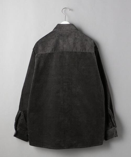 BEAUTY&YOUTH UNITED ARROWS（ビューティーアンドユースユナイテッドアローズ）の「BY クリア 6W コーデュロイ ビッグシルエットシャツ（シャツ/ブラウス・メンズ・ブラック/ブラウン/ダークグレー・S/M/L/XL）」の8枚目の写真