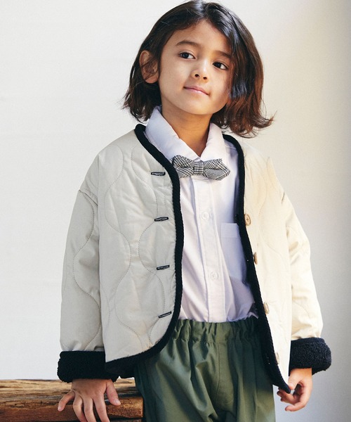 D.fesense（ディーフェセンス）の「フォーマルシャツ（シャツ/ブラウス・キッズ・オフホワイト/チェック・90cm/110cm/100cm/120cm）」の7枚目の写真