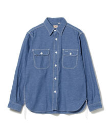 SUGAR CANE | SUGAR CANE / VAT DYE CHAMBRAY WORK SHIRT シャンブレーワークシャツ(シャツ/ブラウス)