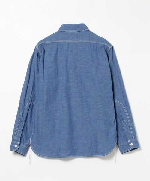 SUGAR CANE（シュガーケーン）の「SUGAR CANE / VAT DYE CHAMBRAY WORK SHIRT シャンブレーワークシャツ（シャツ/ブラウス・メンズ・ブルー・LARGE）」の5枚目の写真