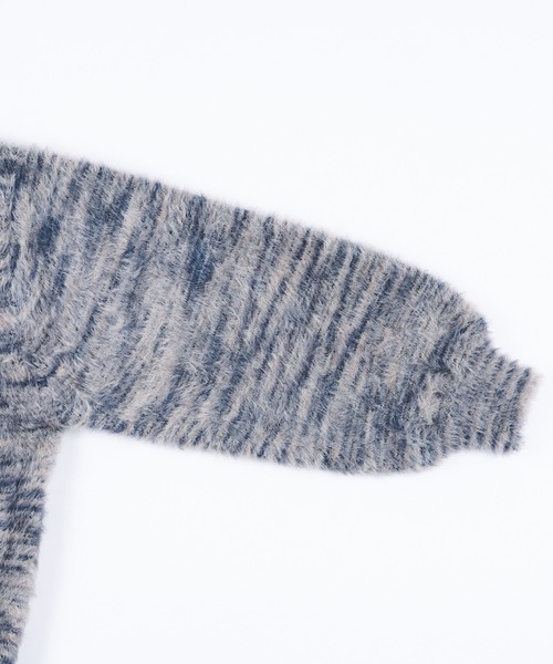 WHO'S WHO gallery(フーズフーギャラリー)の「カラーシャギーカーデ(カーディガン/ボレロ・レディース・ブラック/パープル/ピンク・FREE)」の17枚目の写真