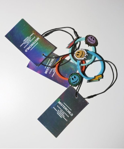 MISTERCHILD（ミスターチャイルド）の「MISTERCHILD/ミスターチャイルド/Smile Bracelet(3COL)（ブレスレット・メンズ・パープル/イエロー/ブルー・FREE）」の6枚目の写真