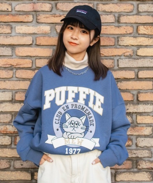 nemne store（ネンネストア）の「【スピンZOO×nemne】刺繍入り裏起毛スウェット（スウェット・レディース・ベージュ/ブルー/グリーン/オートミール/ホワイト系その他/スミクロ・MEDIUM/LARGE）」の6枚目の写真