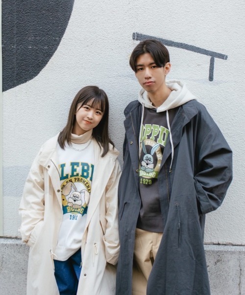 nemne store（ネンネストア）の「【スピンZOO×nemne】刺繍入り裏起毛スウェット（スウェット・レディース・ベージュ/ブルー/グリーン/オートミール/ホワイト系その他/スミクロ・MEDIUM/LARGE）」の11枚目の写真