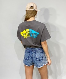 VANS | 【ムラサキスポーツ別注】VANS/バンズ   ビッグシルエット/オーバーサイズ/ ネオンカラーロゴTシャツ   122H3010723(Tシャツ/カットソー)