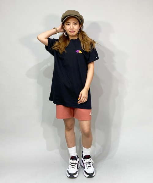 VANS（バンズ）の「【ムラサキスポーツ別注】VANS/バンズ   ビッグシルエット/オーバーサイズ/ ネオンカラーロゴTシャツ   122H3010723（Tシャツ/カットソー・レディース・ベージュ/ブラック/チャコールグレー・S/M）」の7枚目の写真