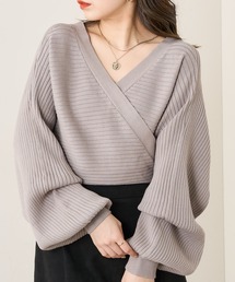 【新色追加】マルチウェイカシュクールリブカーデ