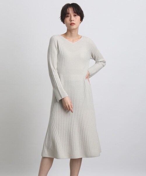 セール ワンピース ワンピース ドレス フィット フレア Indivi インディヴィ のファッション ニットワンピース 127 21 02 をセール価格で購入できます Indivi ニットワンピース ワンピース