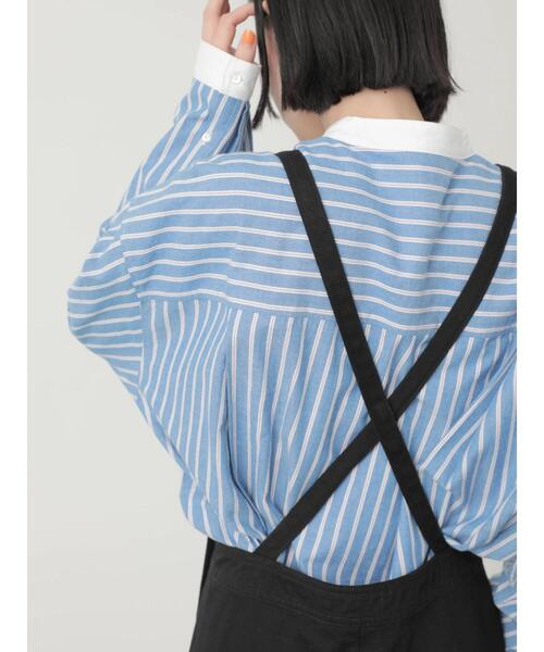 AMERICAN HOLIC（アメリカンホリック）の「綿ツイルジャンバースカート（ワンピース・レディース・ブラック・L/M）」の10枚目の写真