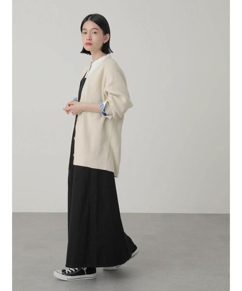 AMERICAN HOLIC（アメリカンホリック）の「綿ツイルジャンバースカート（ワンピース・レディース・ブラック・L/M）」の12枚目の写真