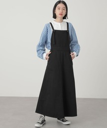 AMERICAN HOLIC | 綿ツイルジャンバースカート(ワンピース)