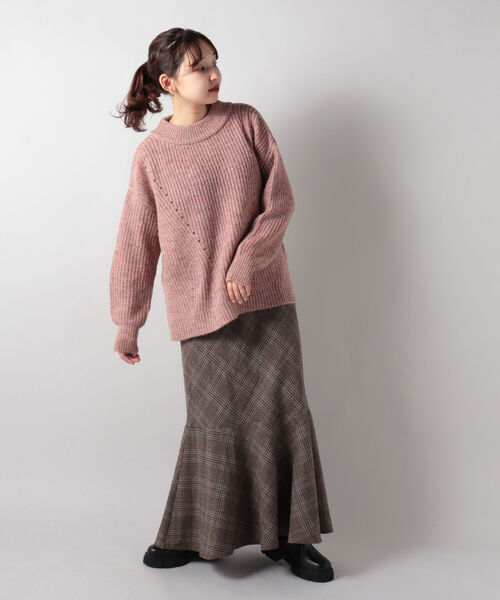 fredy emue(フレディエミュ)の「バイアスマーメイドスカート(スカート・レディース・ブラウン/ベージュ系その他/ブラック系その他・36/38)」の10枚目の写真