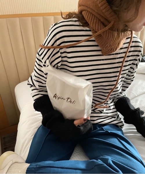 Didot.showroom（ディドット ショールーム）の「バラクラバフードウォーマー（ネックウォーマー/スヌード・レディース・ピンク/ベージュ/ブラウン/グリーン/アイボリー・FREE）」の22枚目の写真