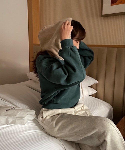 Didot.showroom（ディドット ショールーム）の「バラクラバフードウォーマー（ネックウォーマー/スヌード・レディース・ピンク/ベージュ/ブラウン/グリーン/アイボリー・FREE）」の19枚目の写真