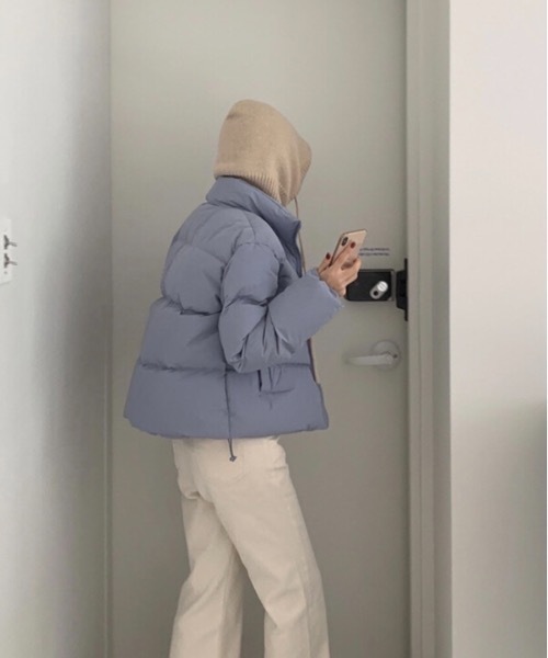 Didot.showroom（ディドット ショールーム）の「バラクラバフードウォーマー（ネックウォーマー/スヌード・レディース・ピンク/ベージュ/ブラウン/グリーン/アイボリー・FREE）」の16枚目の写真