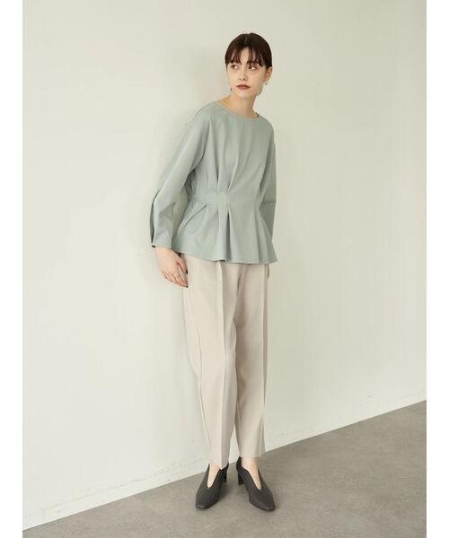 YECCA VECCA（イェッカヴェッカ）の「・ツイルイージーパンツ2＊（その他パンツ・レディース・ブルー/ネイビー/グレイッシュベージュ・S/M）」の10枚目の写真