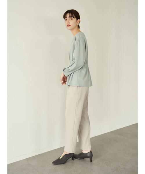 YECCA VECCA（イェッカヴェッカ）の「・ツイルイージーパンツ2＊（その他パンツ・レディース・ブルー/ネイビー/グレイッシュベージュ・S/M）」の11枚目の写真